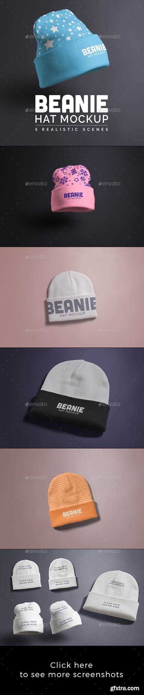 GraphicRiver - Beanie Hat Mock-up 26535603