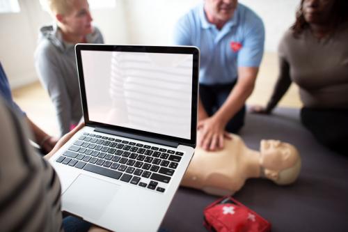 CPR First Aid Training Concept - 6022