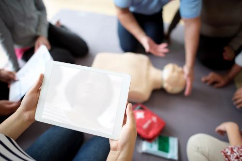CPR First Aid Training Concept - 6054
