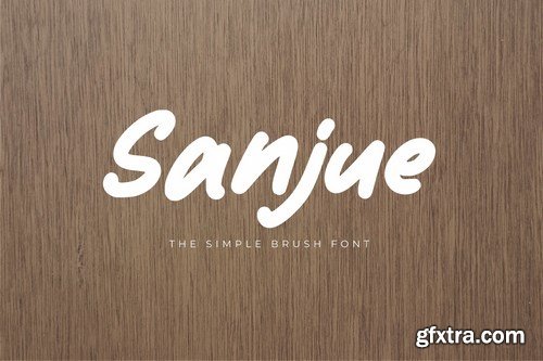 Sanjue - The Simple Brush Font