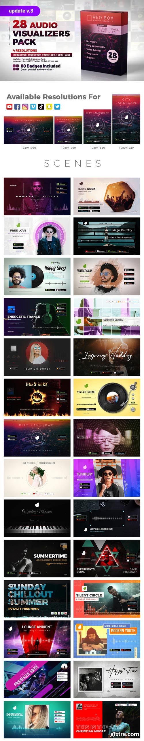 Videohive - Audio Visualizers Pack V2 - 27144986