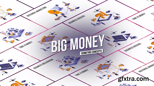 MotionArray Big Money - Isometric Concept Future 707585