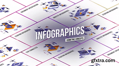 MotionArray Infographics - Isometric Concept 707608