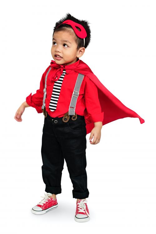 Young boy in a casual superhero costume - 4672