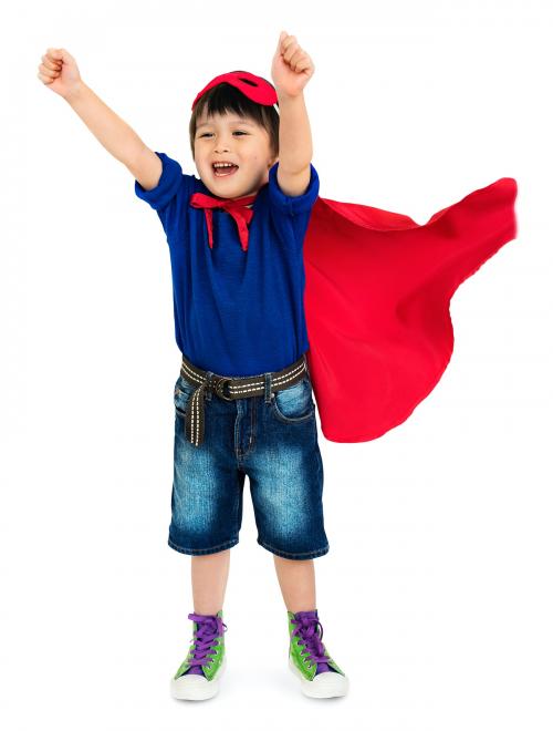 Superhero Boy Carnival Costume Cheerful Concept - 4734