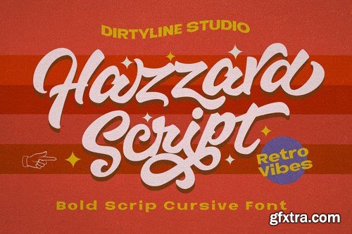 Hazzard - Bold Script Logotype