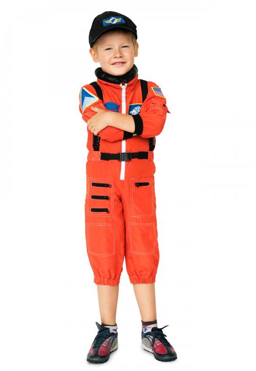 Little boy in an astronaut costume - 4870