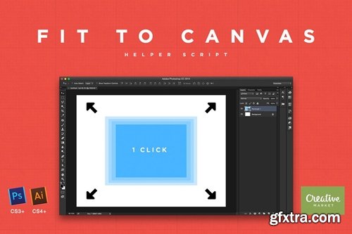 CreativeMarket - Fit to Canvas Script for PS and Ai 219737
