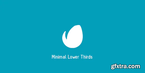 Videohive Minimal Lower Thirds 7087467