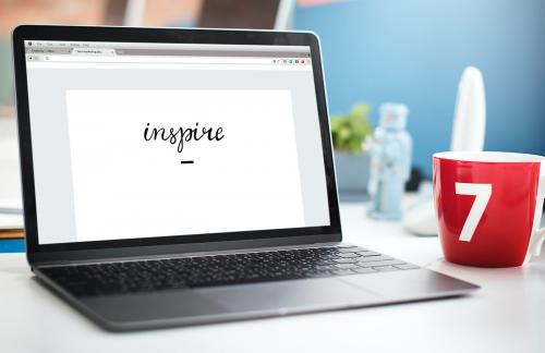 Inspire on a laptop screen - 5439