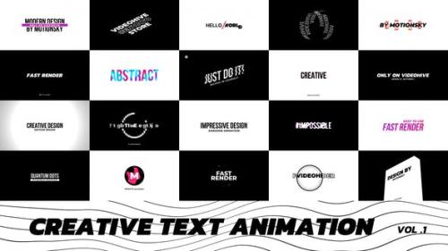Videohive - Creative Text Animation | Premiere Pro - 27807086