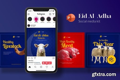 Eid Mubarak Social Media Kit - PowerPoint