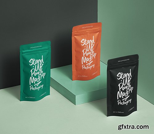 Packaging Psd Stand Up Pouch Mockup