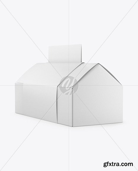 Folding Matte Paper Box with Label 64042