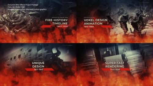 Videohive - Fire History Timeline - 27857815