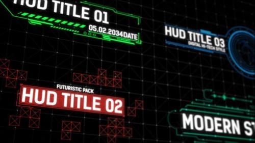 Videohive - HUD Titles - 27879249