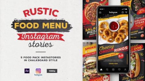 Videohive - Rustic Food Menu Instagram Stories - 27915956