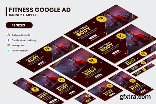 Fitness Google AD Template