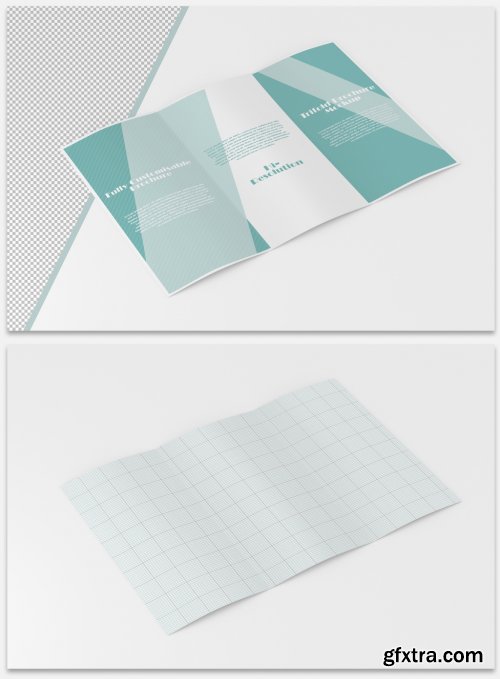 Mockup of a Trifold Brochure 364771961