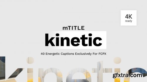 mTitle Kinetic for Final Cut Pro