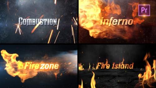 Videohive - Fire Title Sting Pack_Premiere PRO - 27922848