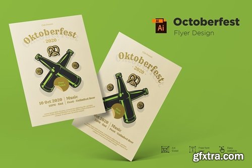 October Festival Flyer Design Template