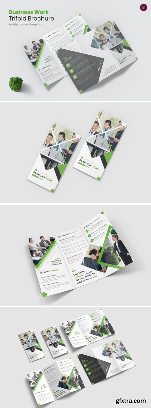 Business Work Trifold Brochure