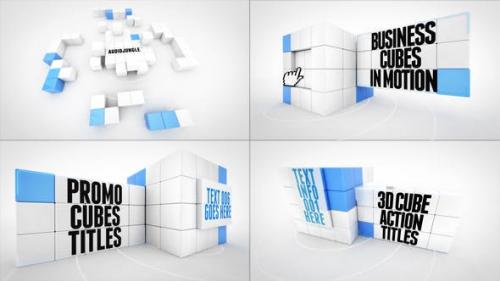 Videohive - Transforming Cube Titles - 27932917
