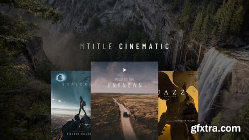 MotionVFX - mTitle Cinematic FCPX 10.4.6 | 50 FCPX titles