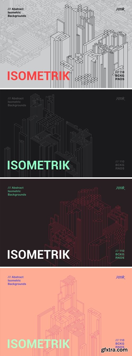 Isometrik | Abstract Isometric Backgrounds