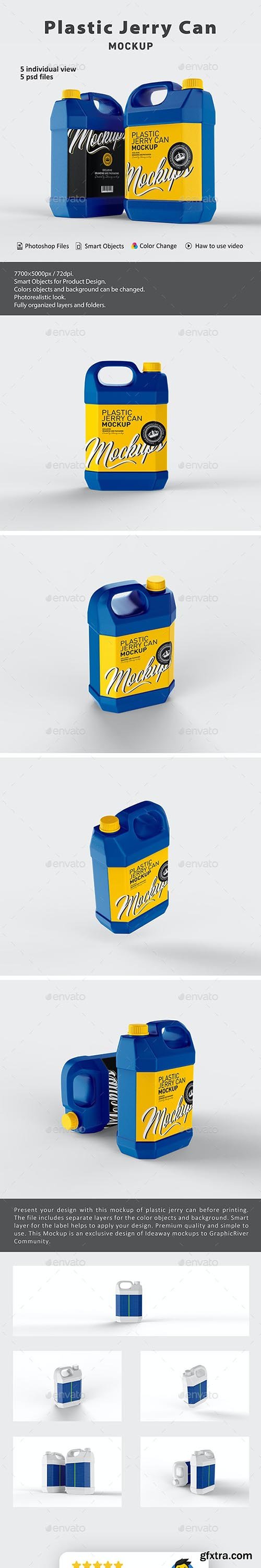 GraphicRiver - Plastic Jerry Can Mockup 26561750
