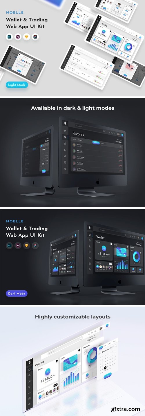 Noelle Wallet & C-currency Web App UI Kit
