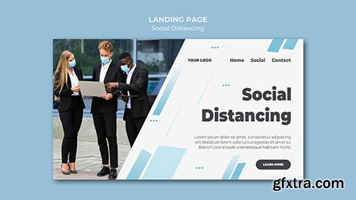 Social Distancing Landing Page