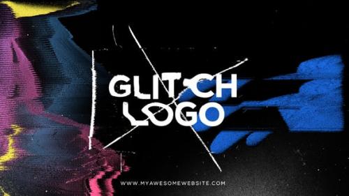 Videohive - Glitch Distortion Logo Intro - 28030565