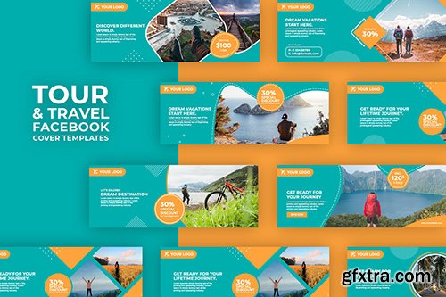 Tour and Travel Facebook Cover Templates