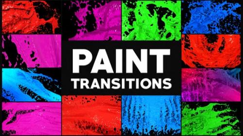 Videohive - Paint Transitions | Premiere Pro MOGRT - 28042675