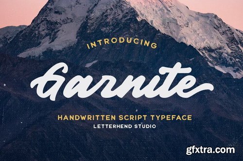 CreativeMarket - Garnite - Handwritten Script - 5255120