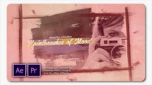 Videohive - Paintbrushes of Mood Parallax Slideshow - 28155146