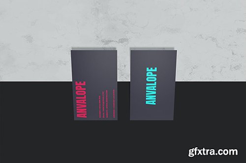 Standing Business Card - Mockup