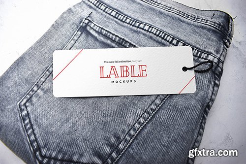 Clothing Label Tag Mockup