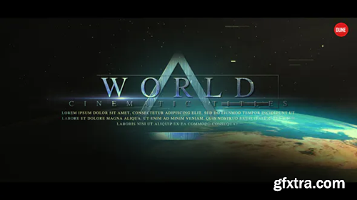 Videohive World Cinematic Titles 23266913