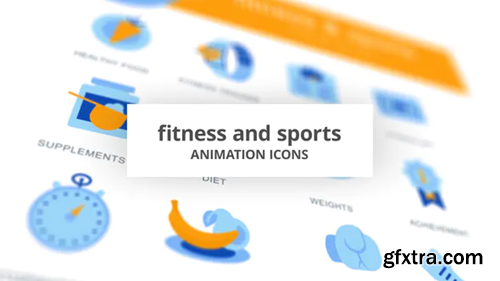 Videohive Fitness & Sports - Animation Icons 28168246