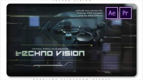 Videohive - Techno Vision Parallax Slideshow - 28253277