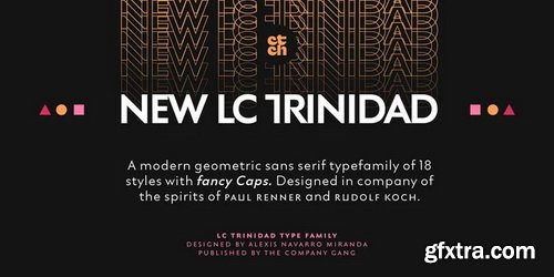 LC Trinidad Font Family