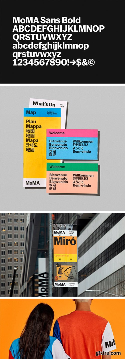 MoMA Sans - Custom Typeface by Commercial Type Foundry