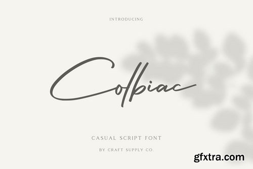 Colbiac - Casual Script Font