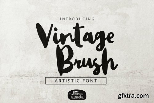 Vintage Brush Font