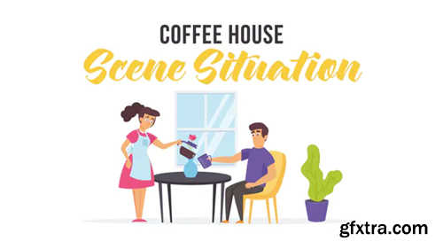 Videohive Coffee house - Scene Situation 28256215
