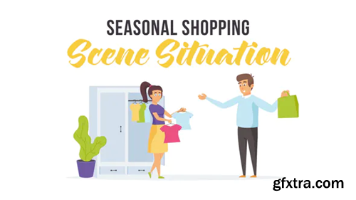 Videohive Seasonal shopping - Scene Situation 28256325