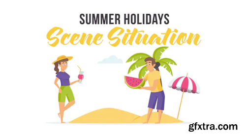 Videohive Summer holidays- Scene Situation 28256306